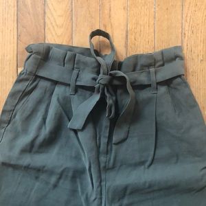 H&M High-Waisted Paper Bag Pants